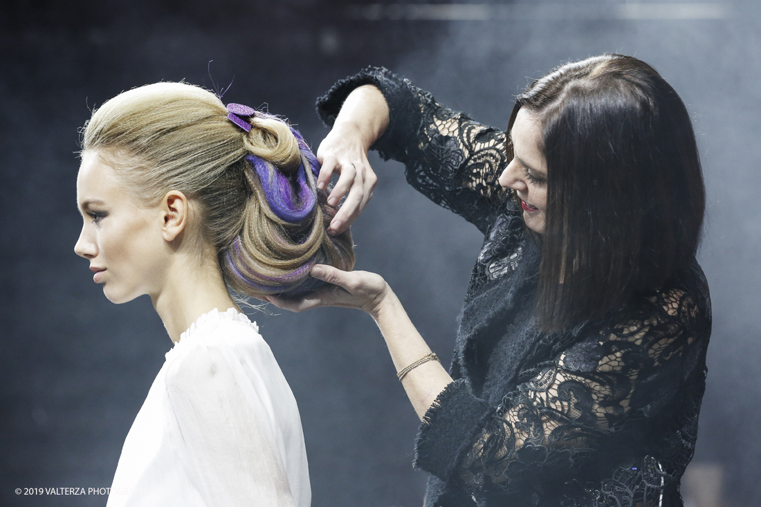 _X9B2756.jpg - 17/11/2019. Torino. Gli On Hair Show nascono dieci anni fa dallâ€™esperienza nel settore di Cosmoprof Worldwide Bologna. Oggi rappresentano l'unico evento italiano interamente dedicato agli hairstylist. Nella foto lo Show di Gandini Team per Vitality's