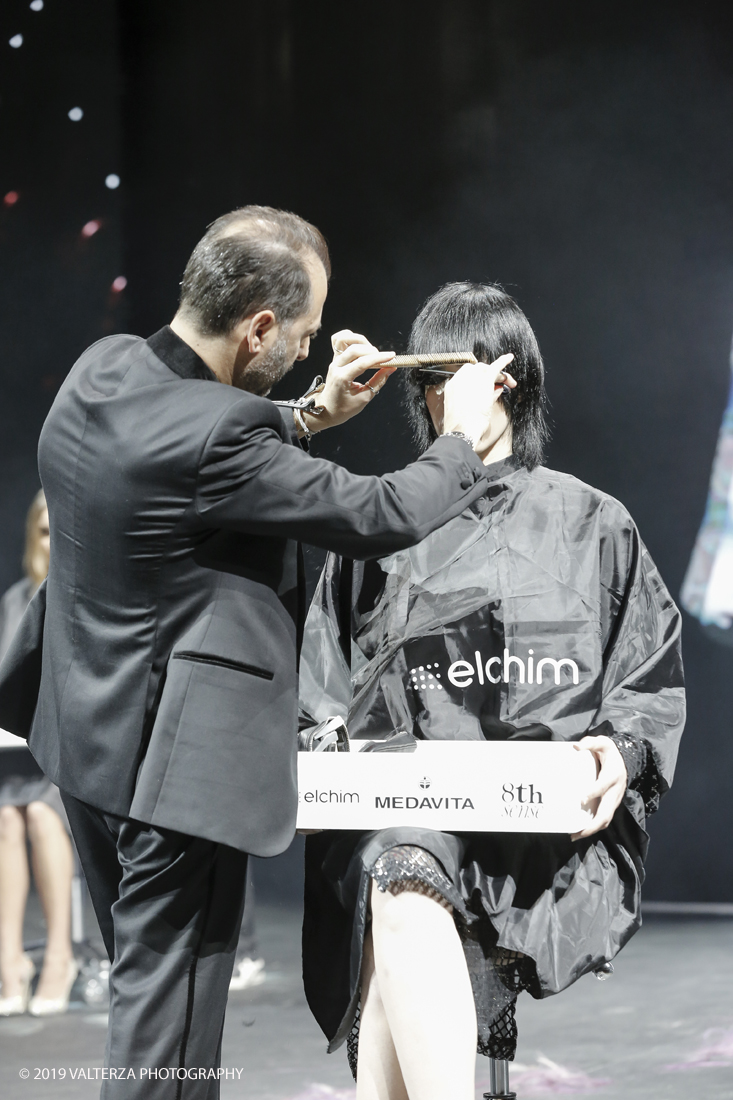 _X9B2973.jpg - 17/11/2019. Torino. Gli On Hair Show nascono dieci anni fa dallâ€™esperienza nel settore di Cosmoprof Worldwide Bologna. Oggi rappresentano l'unico evento italiano interamente dedicato agli hairstylist. Nella foto lo Show di Medavita in partnership con Elchim e AEIM