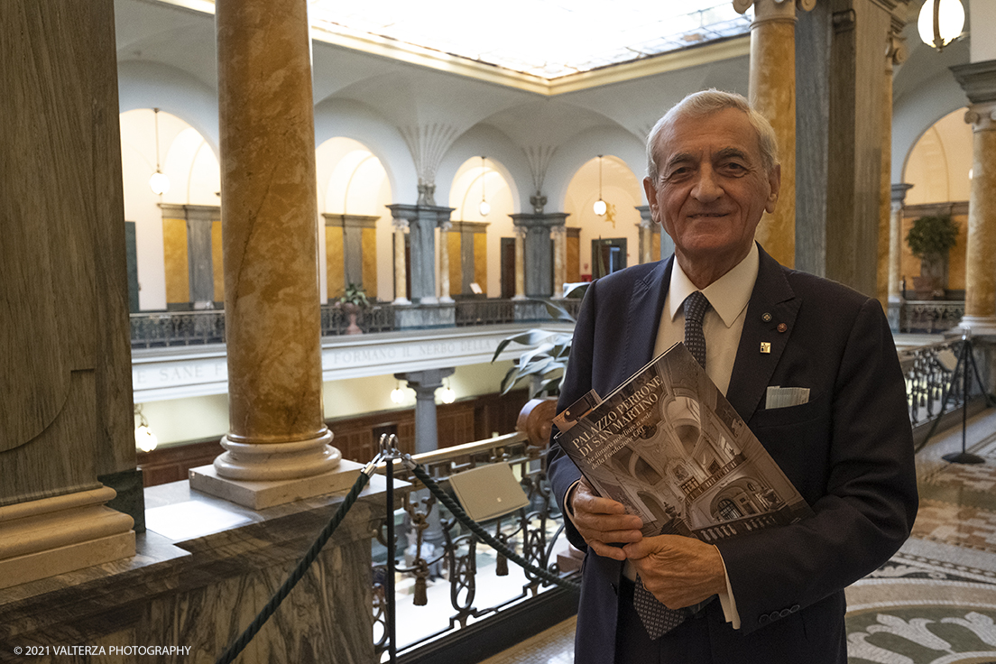 _DSF1027.jpg - 08/10/2021. Torino. La grande bellezza del secentesco Palazzo Perrone di San Martino, considerato dagli studiosi un unicum nel panorama dellâ€™architettura e delle arti figurative della cittÃ , si svela al pubblico grazie a un libro . Nella foto Giovanni Quaglia presidente della fondazione CRT