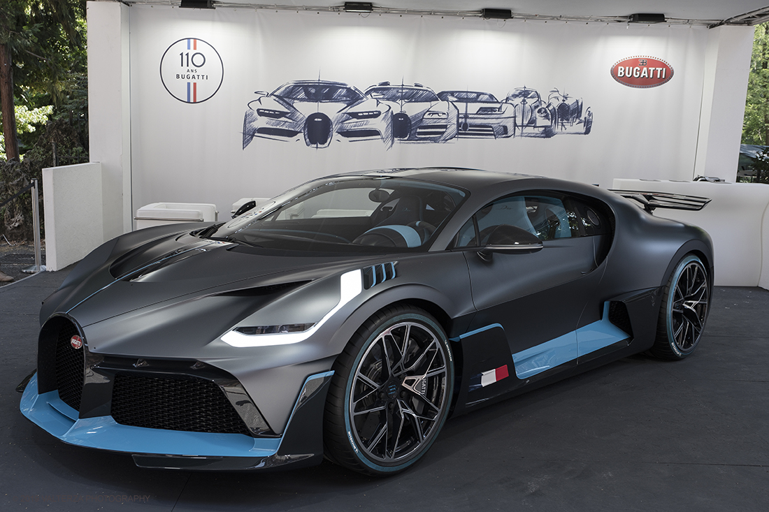 DSCF9674.jpg - 19/06/2019. Torino, apertura al Parco del Valentino dell'edizione record del Motor Show con la partecipazione di 54 brand e numerosi eventi dedicati al mondo dell'auto nell'arco di 5 giorni. Nella foto la Bugatti Divo