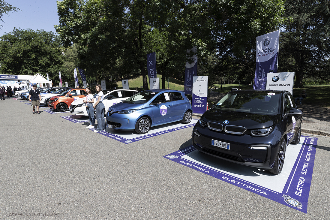 _G3I0584.jpg - 19/06/2019. Torino, apertura al Parco del Valentino dell'edizione record del Motor Show con la partecipazione di 54 brand e numerosi eventi dedicati al mondo dell'auto nell'arco di 5 giorni. Nella foto il settore del Motor Show dedicato interamente all'auto elettrica.