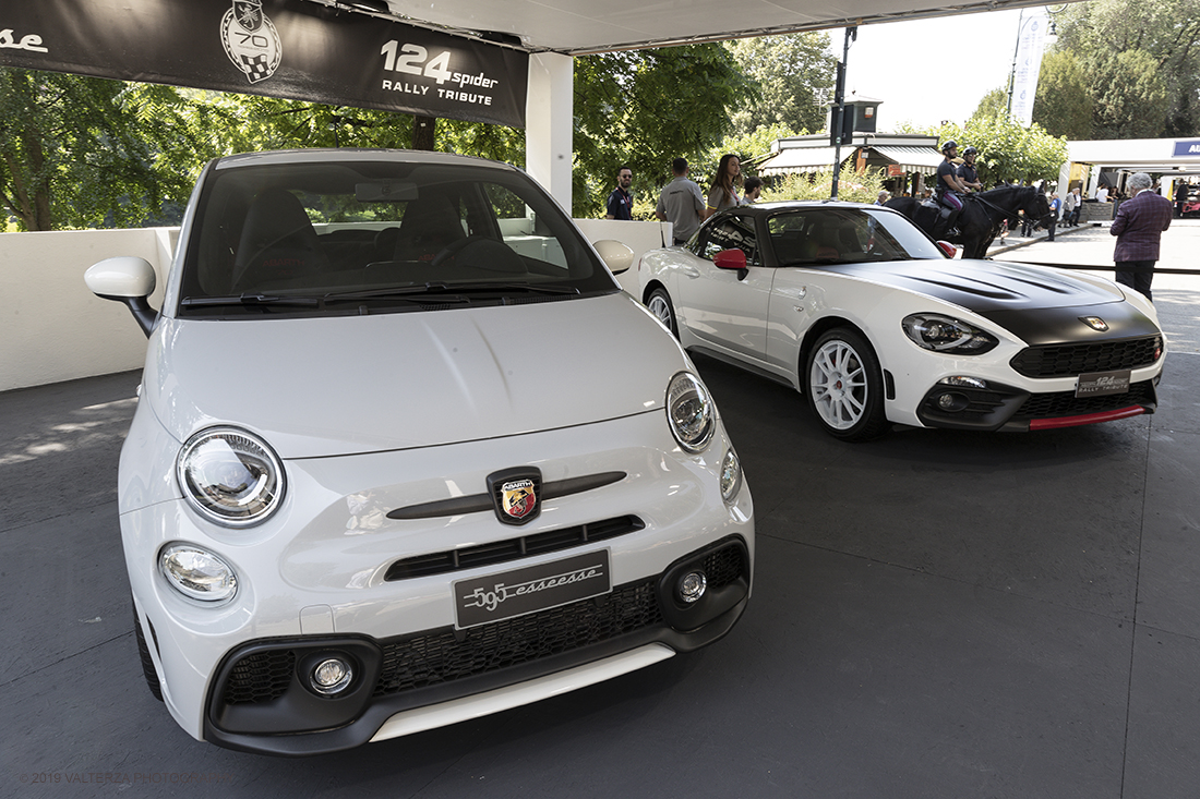 _G3I0633.jpg - 19/06/2019. Torino, apertura al Parco del Valentino dell'edizione record del Motor Show con la partecipazione di 54 brand e numerosi eventi dedicati al mondo dell'auto nell'arco di 5 giorni. Nella foto lo stand dell'Abarth