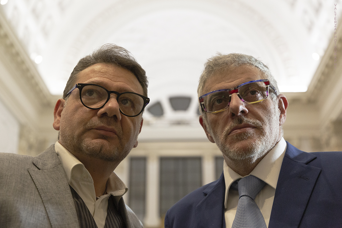 _X9B0223.jpg - 23/11/2019. Torino. Una serata all'insegna dell'eleganza e dello Stile per premiare i migliori stilistii. Nella foto Davide Agnello e Domenico Barbato