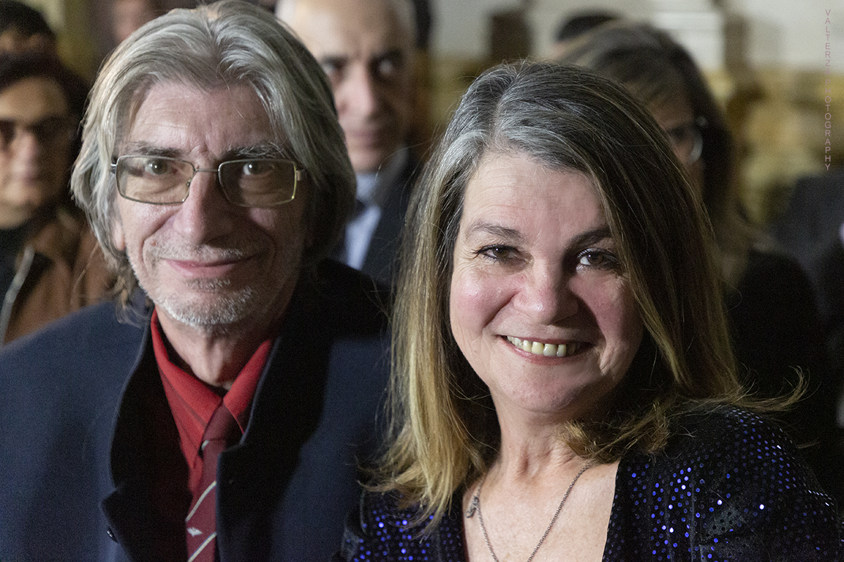 _X9B0275.jpg - 23/11/2019. Torino. Una serata all'insegna dell'eleganza e dello Stile per premiare i migliori stilisti. Nella foto Carlo Guasco e Regina Guasco de Oliveira