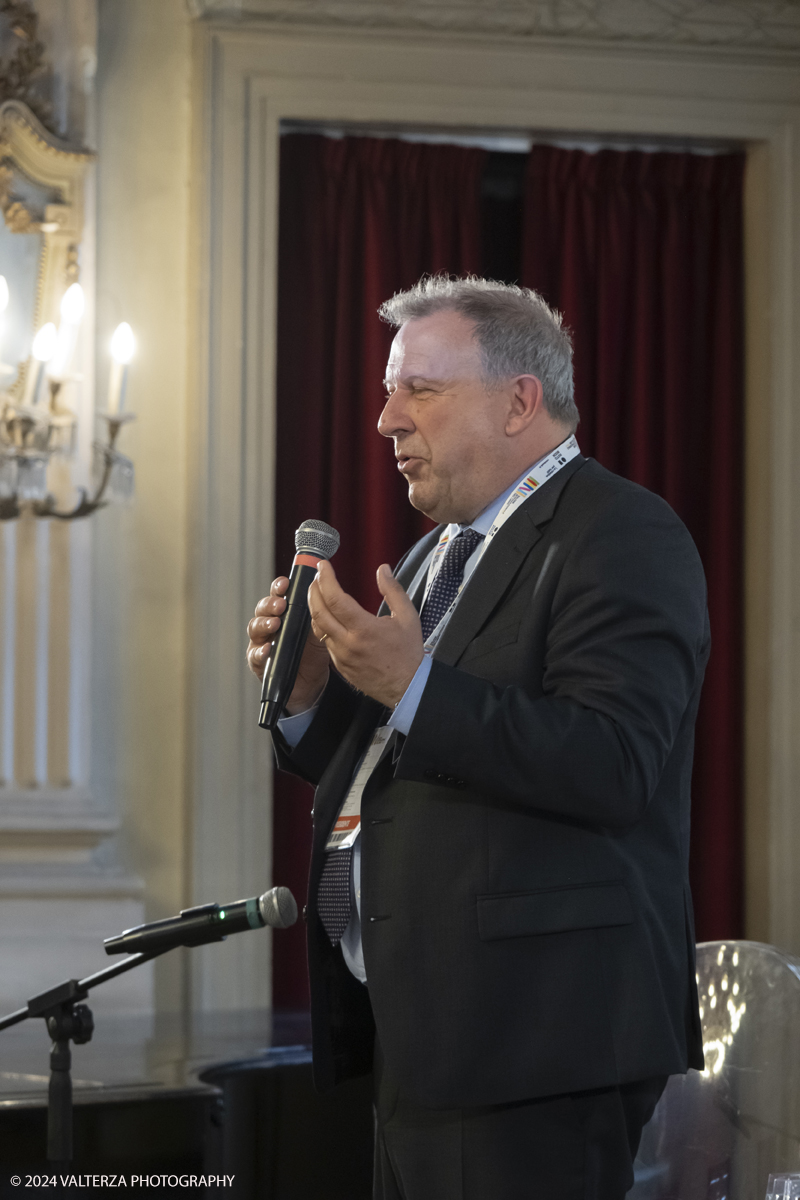 _DSF2639.jpg - 12/05/2024. Torino. Proclamazione dell'opera vincitrice alla presenza dei cinque finalisti candidati al circolo dei lettori. Nella foto l'ntervento in apertura di cerimonia di Giulio Biino Presidente del Circolo dei lettori