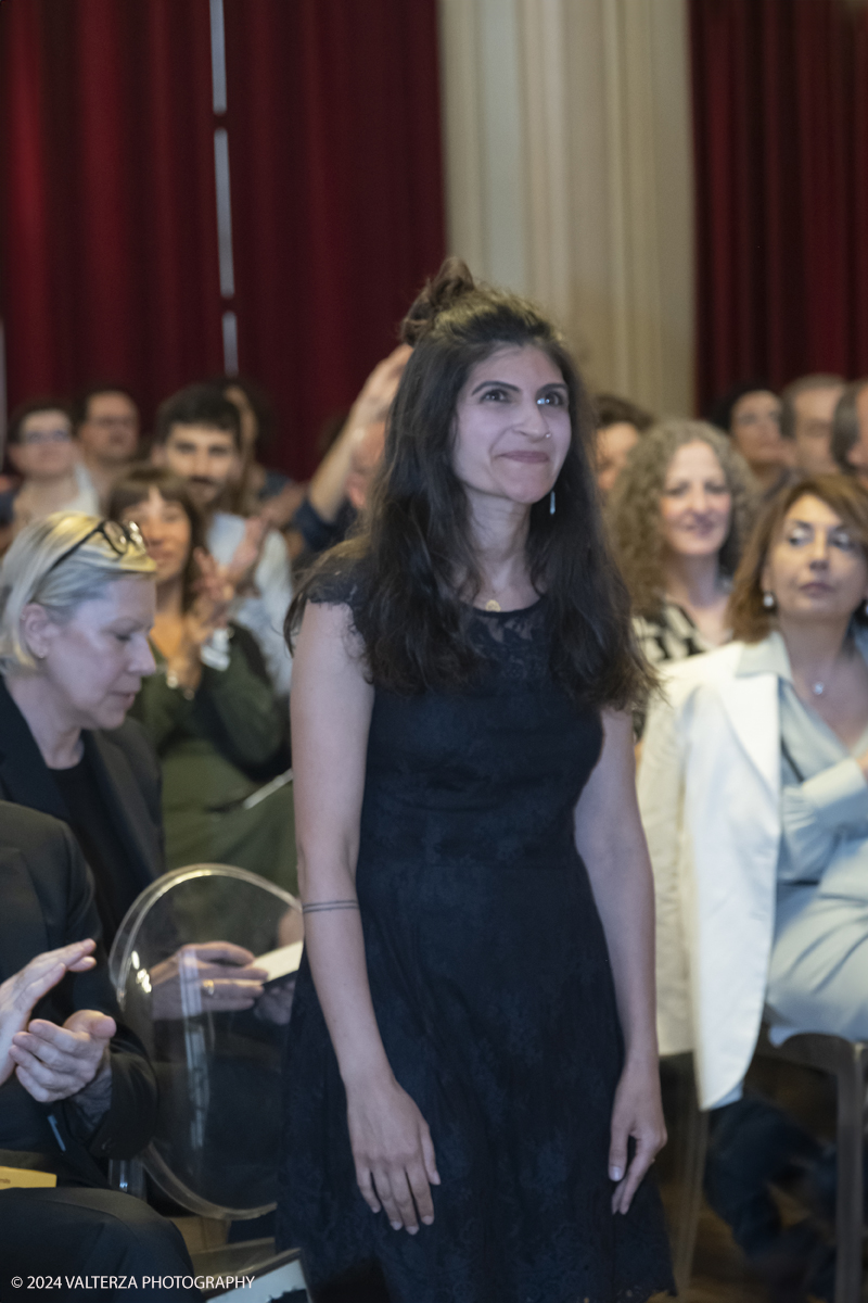 _DSF2645.jpg - 12/05/2024. Torino. Proclamazione dell'opera vincitrice alla presenza dei cinque finalisti candidati al circolo dei lettori. Nella foto Shida Bazyar