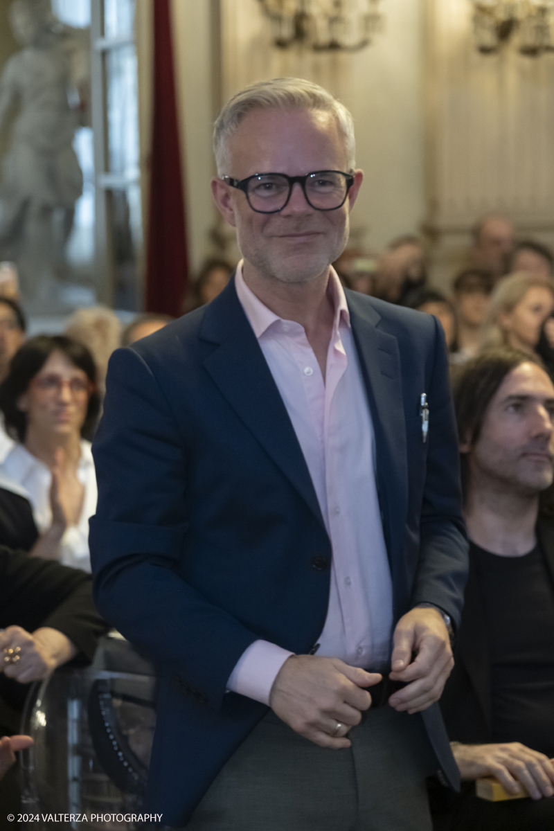 _DSF2650.jpg - 12/05/2024. Torino. Proclamazione dell'opera vincitrice alla presenza dei cinque finalisti candidati al circolo dei lettori. Nella foto Tore Renberg