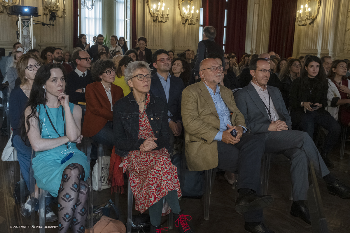 _DSF6690.jpg - 21/05/2023. Torino. Il premio viene assegnato ogni anno da una giuria composta da 24 scrittrici e scrittori italiani vincitori e finalisti del Premio Strega.- Nella foto i quattro autori Johanne Lykke Holm, Esther Kinsky, Andrei Kurkov e Burhan SÃ¶nmez