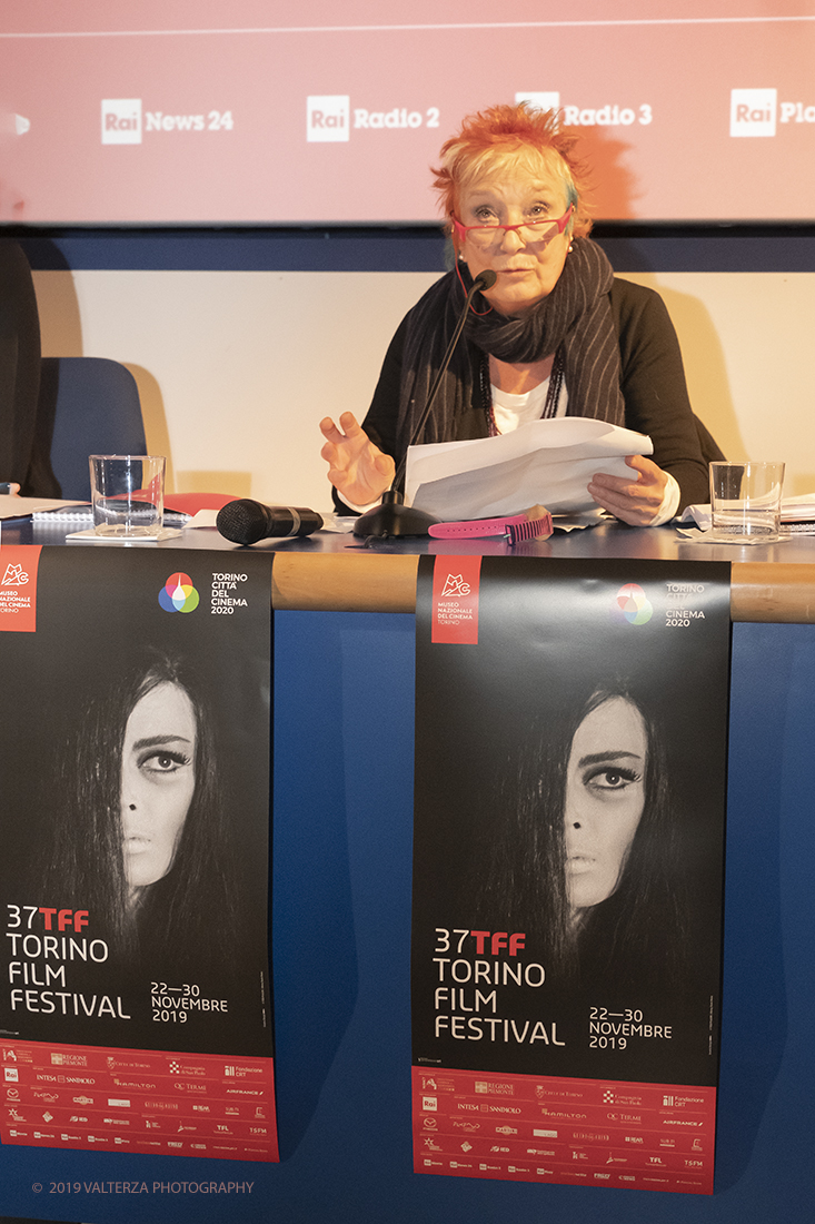 _DSF4713.jpg - Al 37/mo Torino Film Festival (22-30 novembre), presentato oggi a Torino dalla direttrice Emanuela Martini nel segno di varietÃ , qualitÃ  e low budget (1.900.000 euro) si vedranno 197 film di cui 142 lungometraggi e 15 titoli internazionali. Nella foto   Emanuela Martini direttrice del Tff.