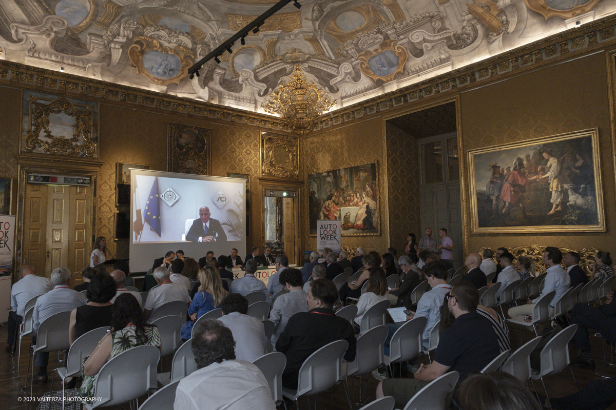 _DSF7839.jpg - 13/07/2023. Torino. Presentata l'edizione Otlook Week 2023 dal 2 al 4 settembre 2023 a Torino il meglio delle auto e delle moto che hanno fatto la storia delle corse. Nella foto un momento della conferenza stampa