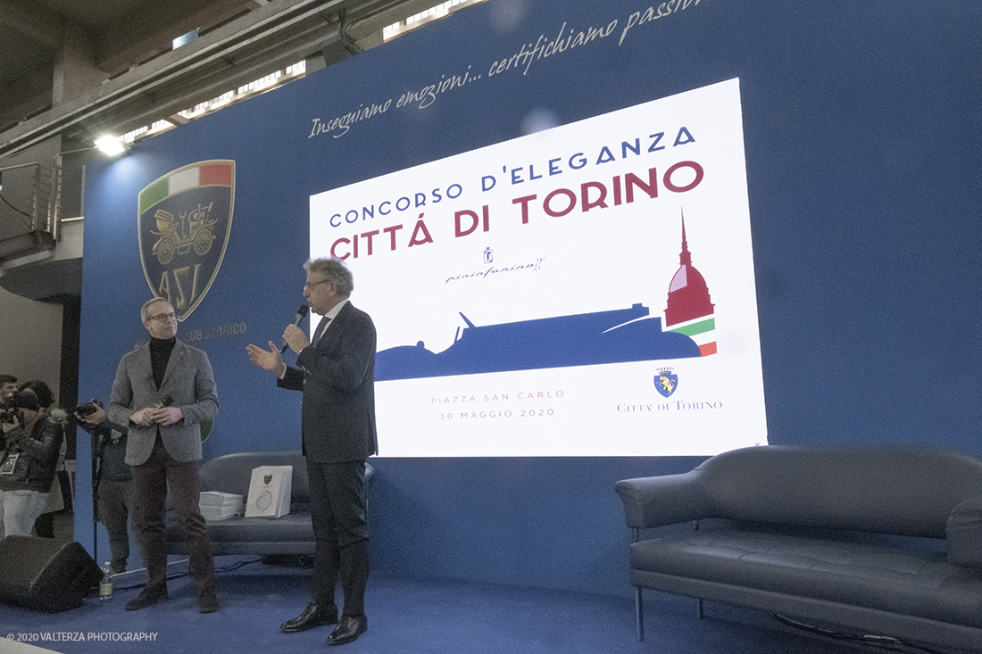 _DSF1981.jpg - 30/01/2020. Torino.  Lingotto Fiere. Automotoclub Storico Italiano e Pininfarina organizzano il â€œConcorso dâ€™Eleganza CittÃ  di Torinoâ€�, evento in programma sabato 30 maggio nella prestigiosa cornice di Piazza San Carlo. Nella foto l'intervento di Alberto Scuro Presidente dell'ASI ente organizzatore.