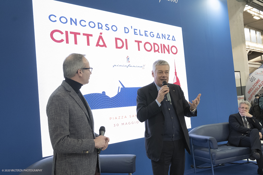 _DSF2014.jpg - 30/01/2020. Torino.  Lingotto Fiere. Automotoclub Storico Italiano e Pininfarina organizzano il â€œConcorso dâ€™Eleganza CittÃ  di Torinoâ€�, evento in programma sabato 30 maggio nella prestigiosa cornice di Piazza San Carlo. Nella foto l'ntervento di Paolo Pininfarina , organizzatore dell'evento  con l' ASI