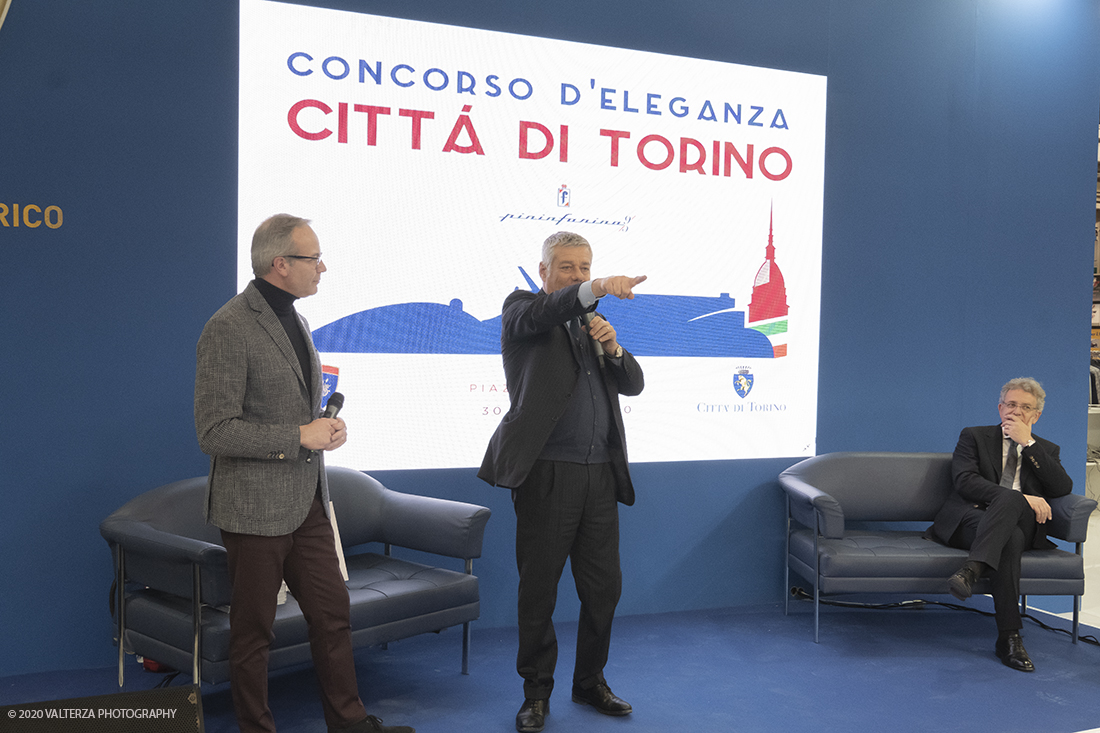 _DSF2046.jpg - 30/01/2020. Torino.  Lingotto Fiere. Automotoclub Storico Italiano e Pininfarina organizzano il â€œConcorso dâ€™Eleganza CittÃ  di Torinoâ€�, evento in programma sabato 30 maggio nella prestigiosa cornice di Piazza San Carlo. Nella foto l'ntervento di Paolo Pininfarina , organizzatore dell'evento  con l' ASI