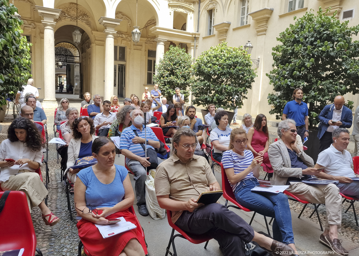 20220615_112900.jpg - 15/06/2022. Torino. Nel cortile d'onore di Palazzo Civico, si Ã¨ svolta la conferenza stampa di presentazione del programma dei festeggiamenti di San Giovanni. Nella foto un momento della conferenza stampa