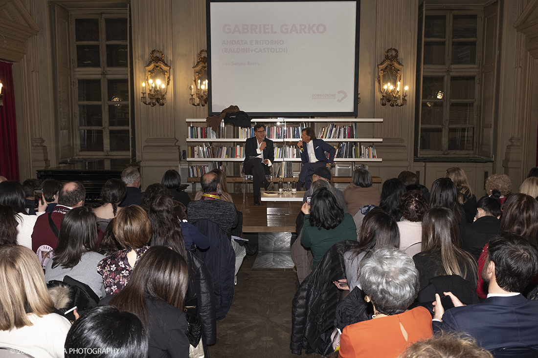 _DSF0574.jpg - 14/05/2020. Torino. Gabriel Garko presenta il suo libro Andata e Ritorno al circolo dei lettori, con Roberto Borra. Nella foto la sala della presentazione al circolo dei lettori.