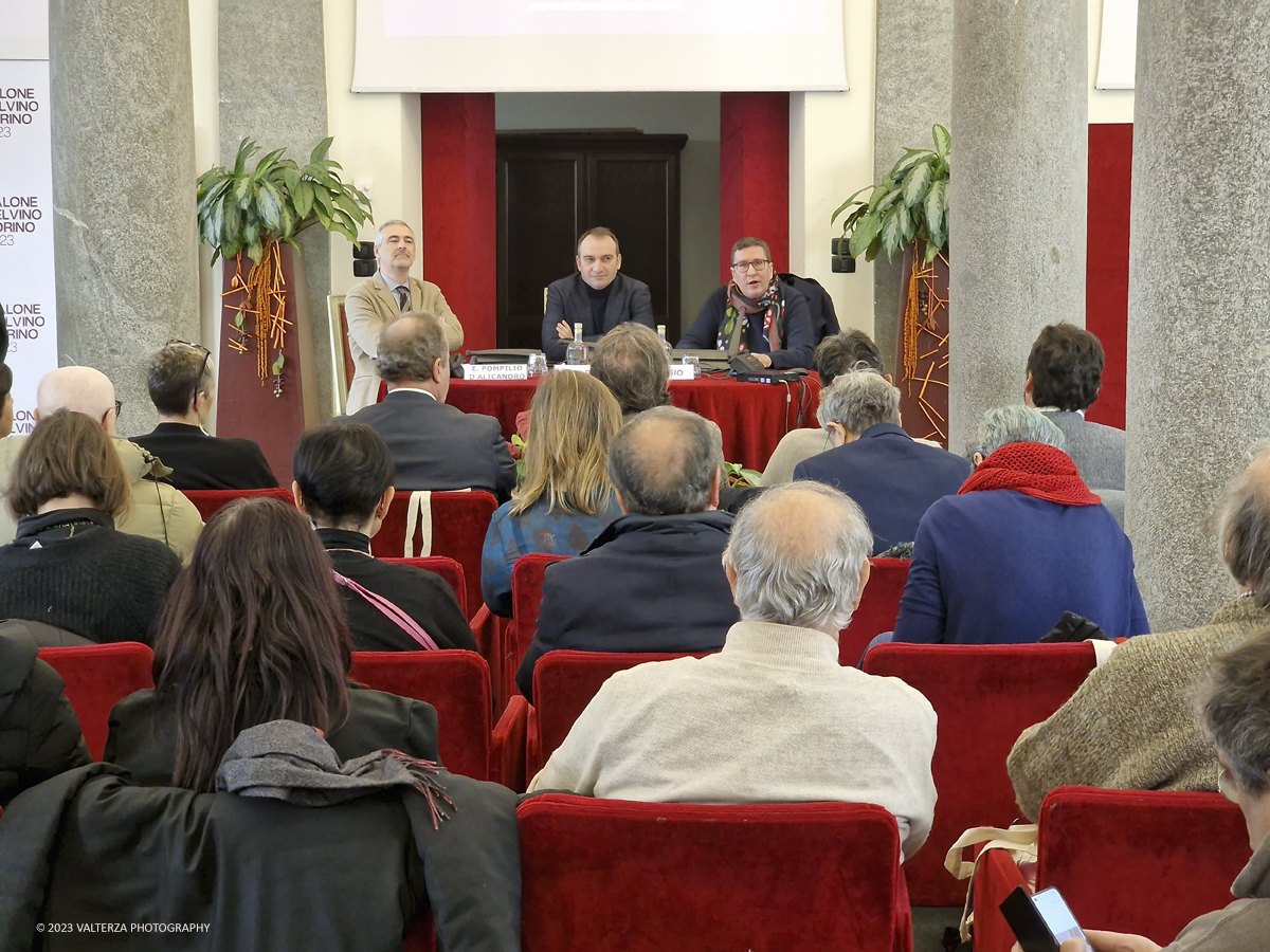 20230210_115252.jpg - 10/02/2023. Torino. Conferenza stampa per la presentazione della prima edizione del nuovo Salone del vino di Torino, un omaggio alla terra e allâ€™attivitÃ  vitivinicola del Piemonte, tra storia e innovazione .Relatori il Sindaco Stefano Lo Russo, Enzo Pompilio Dâ€™Alicandro, Vicepresidente della Camera di Commercio di Torino, Patrizio Anisio, Direttore del Salone del vino di Torino