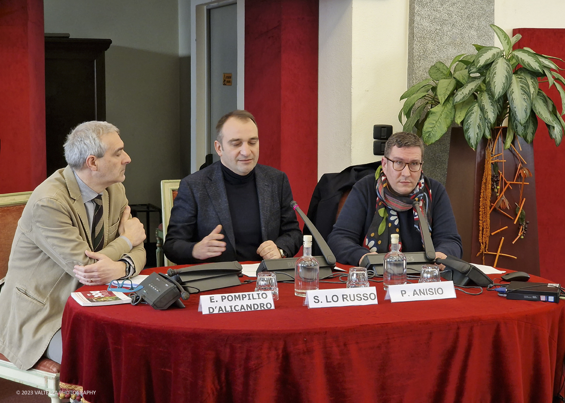 20230210_120136.jpg - 10/02/2023. Torino. Conferenza stampa per la presentazione della prima edizione del nuovo Salone del vino di Torino, un omaggio alla terra e allâ€™attivitÃ  vitivinicola del Piemonte, tra storia e innovazione .Relatori il Sindaco Stefano Lo Russo, Enzo Pompilio Dâ€™Alicandro, Vicepresidente della Camera di Commercio di Torino, Patrizio Anisio, Direttore del Salone del vino di Torino