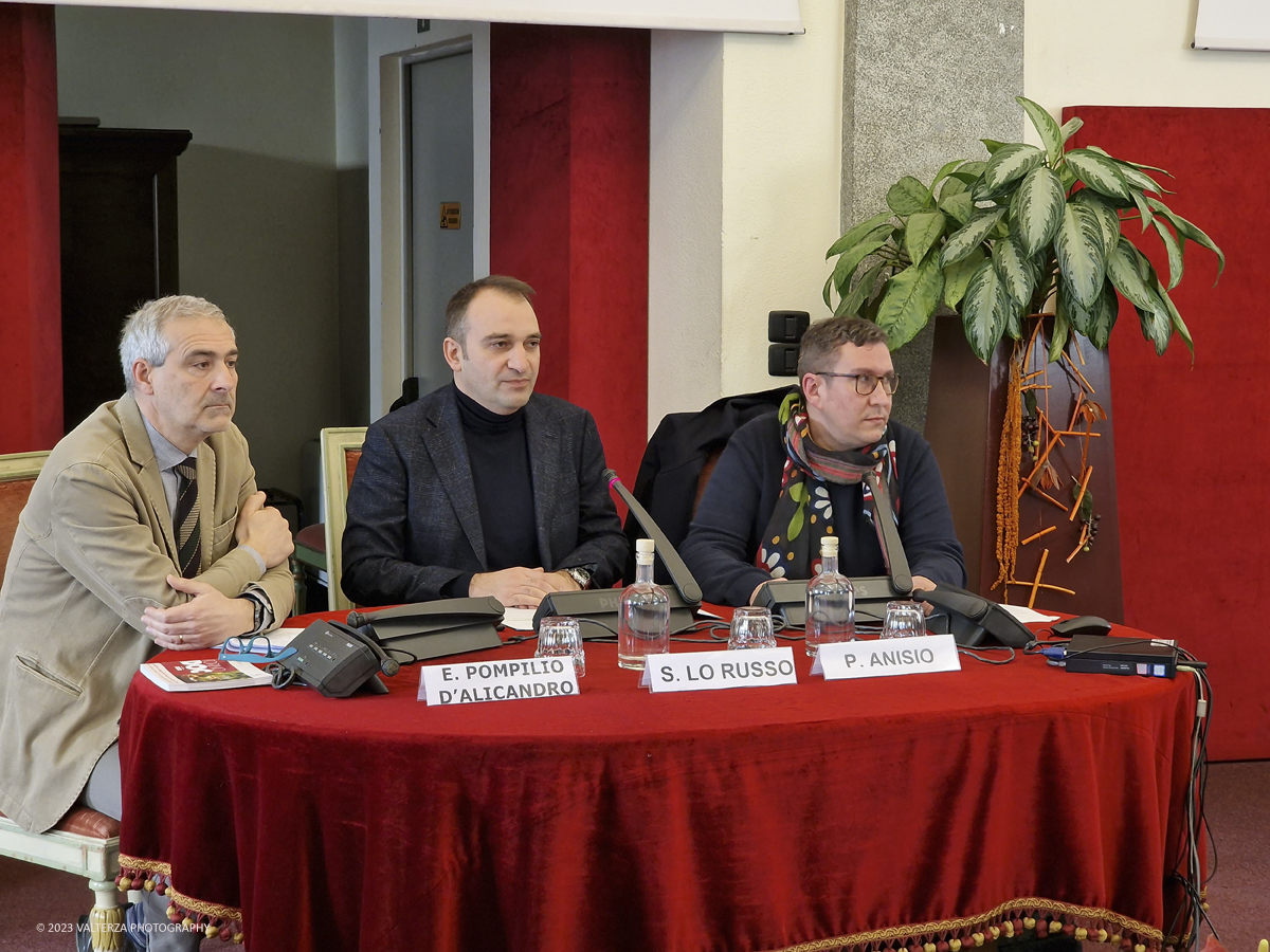 20230210_120149.jpg - 10/02/2023. Torino. Conferenza stampa per la presentazione della prima edizione del nuovo Salone del vino di Torino, un omaggio alla terra e allâ€™attivitÃ  vitivinicola del Piemonte, tra storia e innovazione .Relatori il Sindaco Stefano Lo Russo, Enzo Pompilio Dâ€™Alicandro, Vicepresidente della Camera di Commercio di Torino, Patrizio Anisio, Direttore del Salone del vino di Torino