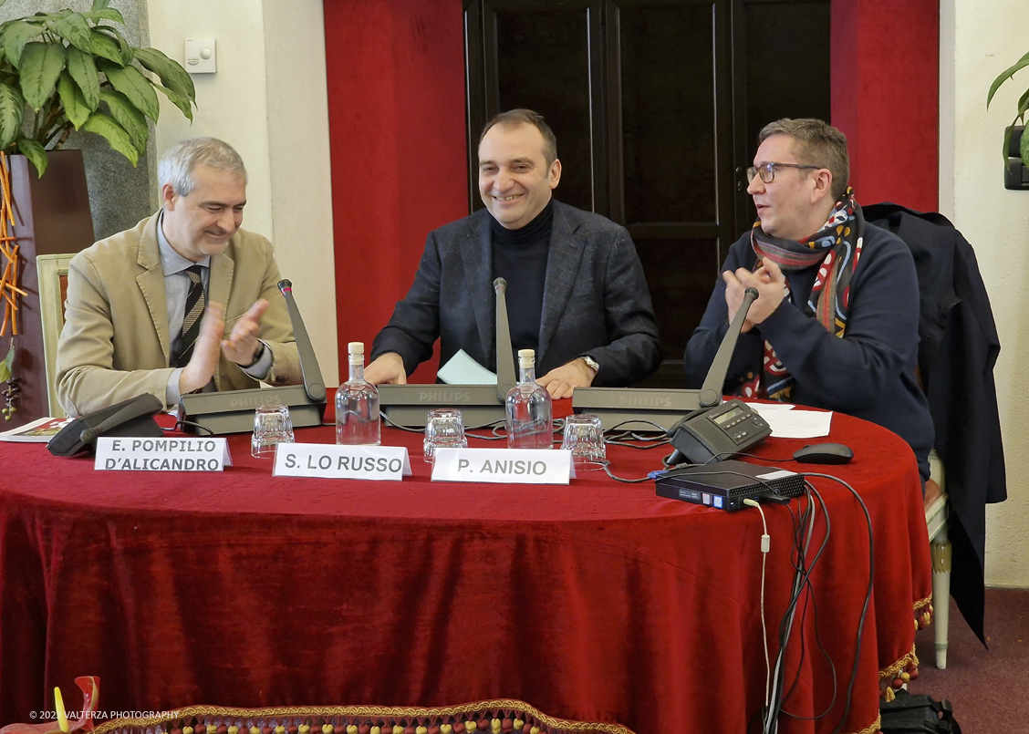 20230210_120611.jpg - 10/02/2023. Torino. Conferenza stampa per la presentazione della prima edizione del nuovo Salone del vino di Torino, un omaggio alla terra e allâ€™attivitÃ  vitivinicola del Piemonte, tra storia e innovazione .Relatori il Sindaco Stefano Lo Russo, Enzo Pompilio Dâ€™Alicandro, Vicepresidente della Camera di Commercio di Torino, Patrizio Anisio, Direttore del Salone del vino di Torino