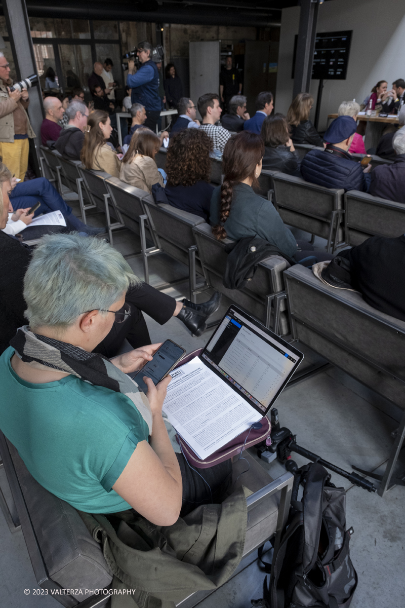 _DSF2898.jpg - 02/03/2023.Torino. Sonic Park Stupinigi. Star internazionali e grandi nomi della musica italiana   alla palazzina di caccia. Nella foto un momento della conferenza stampa