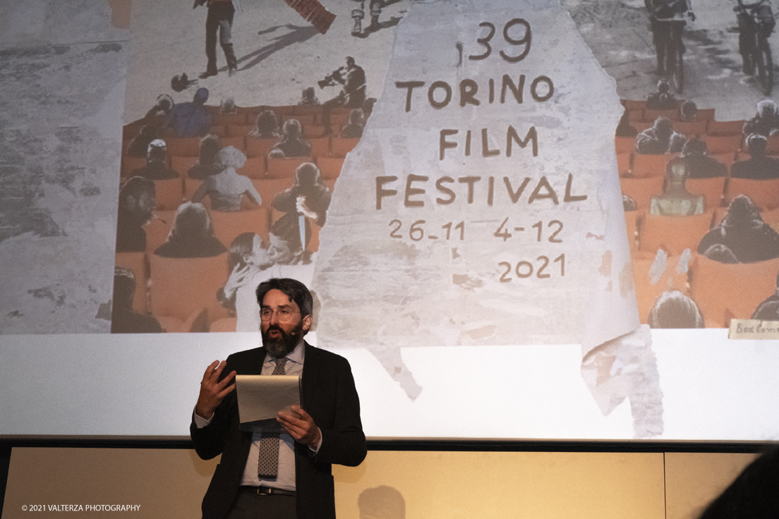 _DSF9098.jpg - 09/11/2021. Torrino. Il  Tff Ã¨ diventato uno dei piÃ¹ importanti festival di cinema indipendente in Italia, esso Ã¨ un  mix di cinema dâ€™autore, cinema di genere e cinema impegnato con molte anteprime e restauri di film cult che hanno fatto la storia e retrospettive. Nella foto   Stefano Francia di Celle direttore del Torino Film Festival