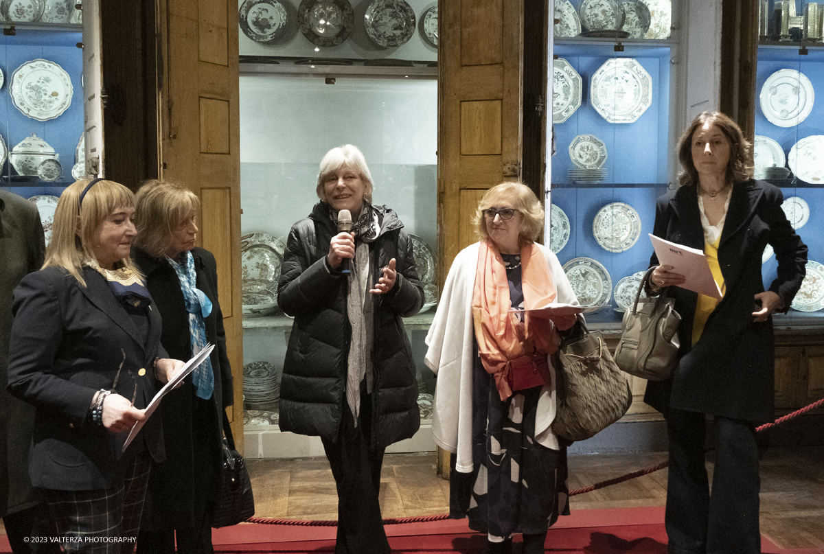 _DSF3136.jpg - 08/03/2023.Torino. Presentazione del volumeDonne celebri nel Gabinetto delle Miniature del Palazzo Reale di Torino. In occasione della Giornata Internazionale della Donna. Nella foto Enrica Pagella Direttrice dei Musei Raeli apre la conferenza di presentazione del libro