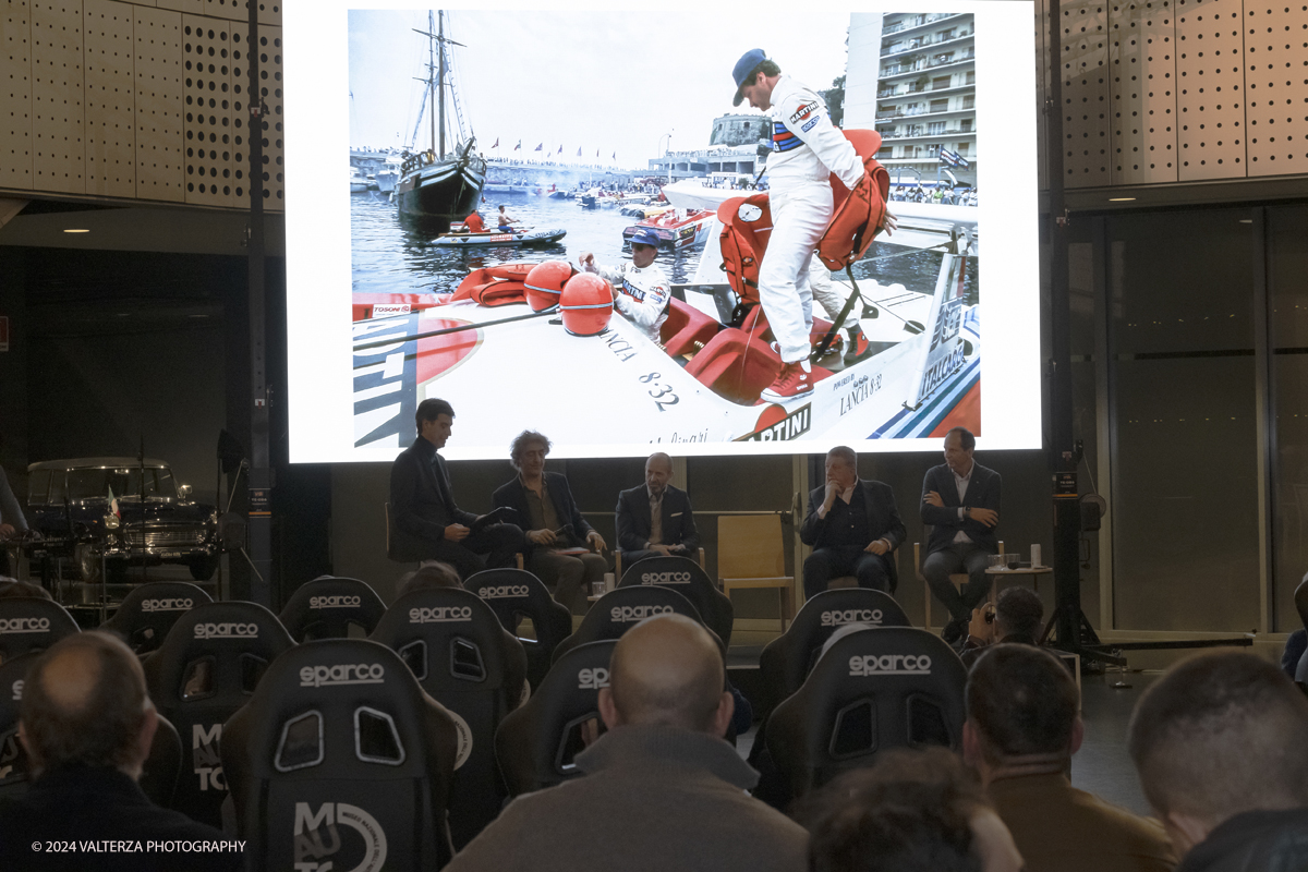 _DSF1273.jpg - Turin, Italy. 7th December, 2024.  Presentation of Cristiano Fiorio's book  â€œCesare Fiorio Stratosfericoâ€� at the National Automobile Museum in Turin,  a moment of the presentation