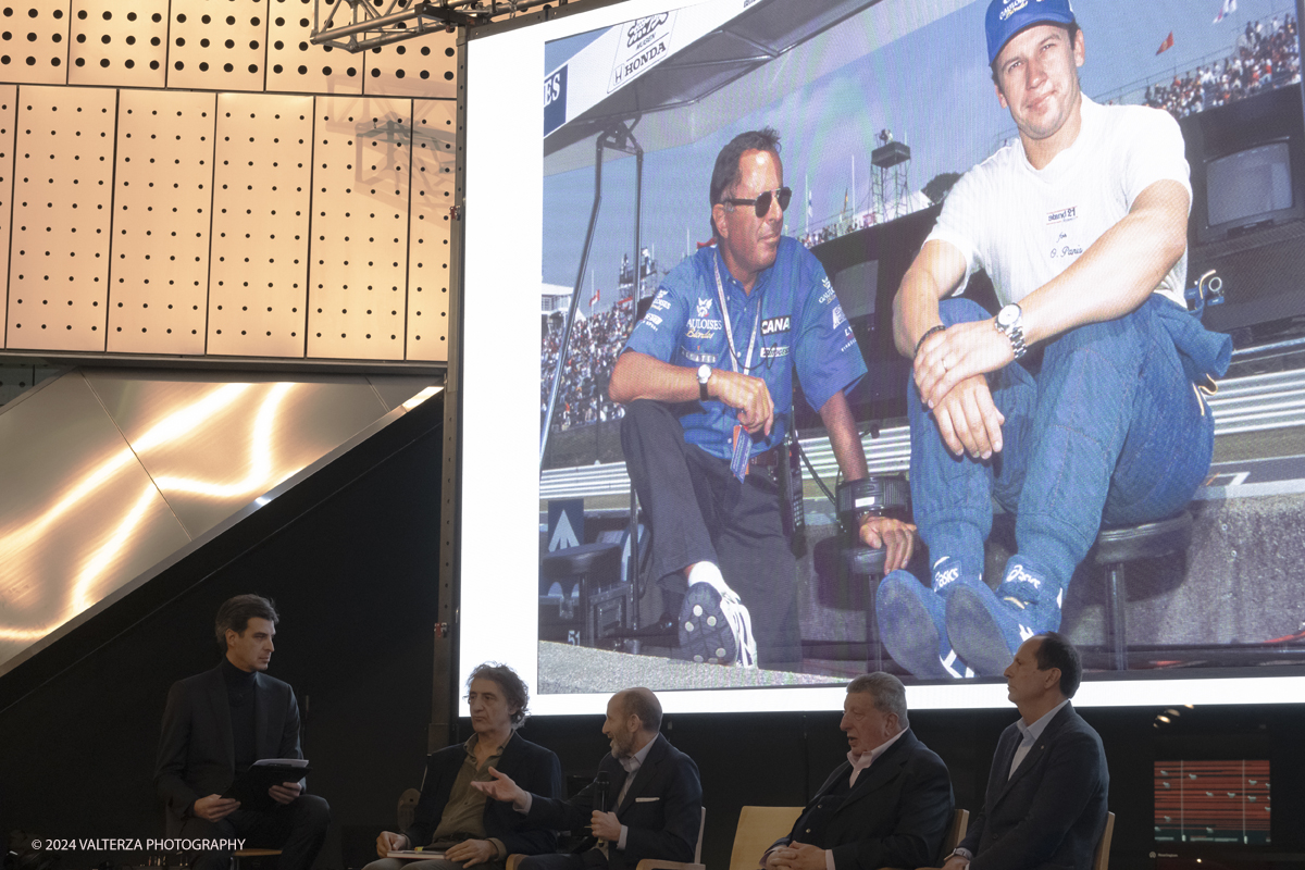 _DSF1287.jpg - Turin, Italy. 7th December, 2024.  Presentation of Cristiano Fiorio's book  â€œCesare Fiorio Stratosfericoâ€� at the National Automobile Museum in Turin,  a moment of the presentation