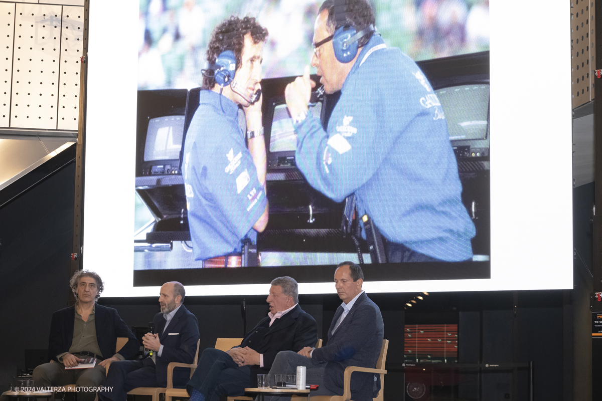 _DSF1298.jpg - Turin, Italy. 7th December, 2024.  Presentation of Cristiano Fiorio's book  â€œCesare Fiorio Stratosfericoâ€� at the National Automobile Museum in Turin,  a moment of the presentation