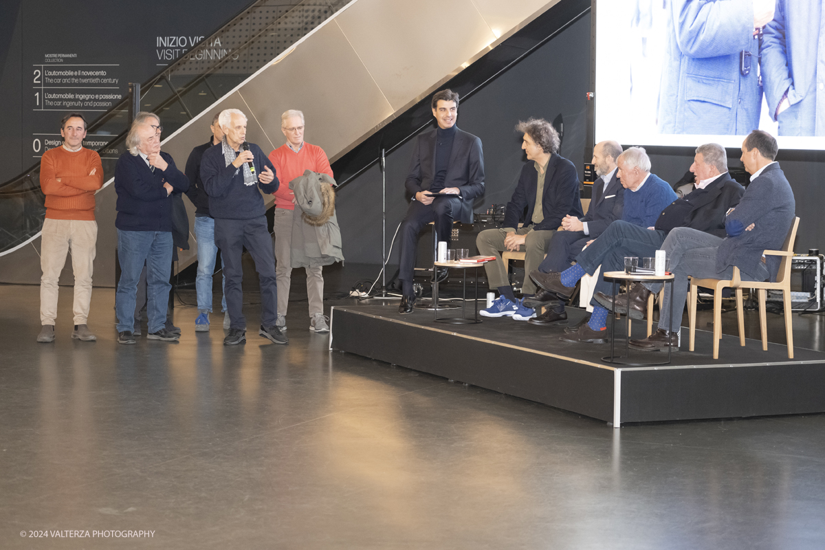 _DSF1372.jpg - Turin, Italy. 7th December, 2024.  Presentation of Cristiano Fiorio's book  â€œCesare Fiorio Stratosfericoâ€� at the National Automobile Museum in Turin,  a moment of the presentation