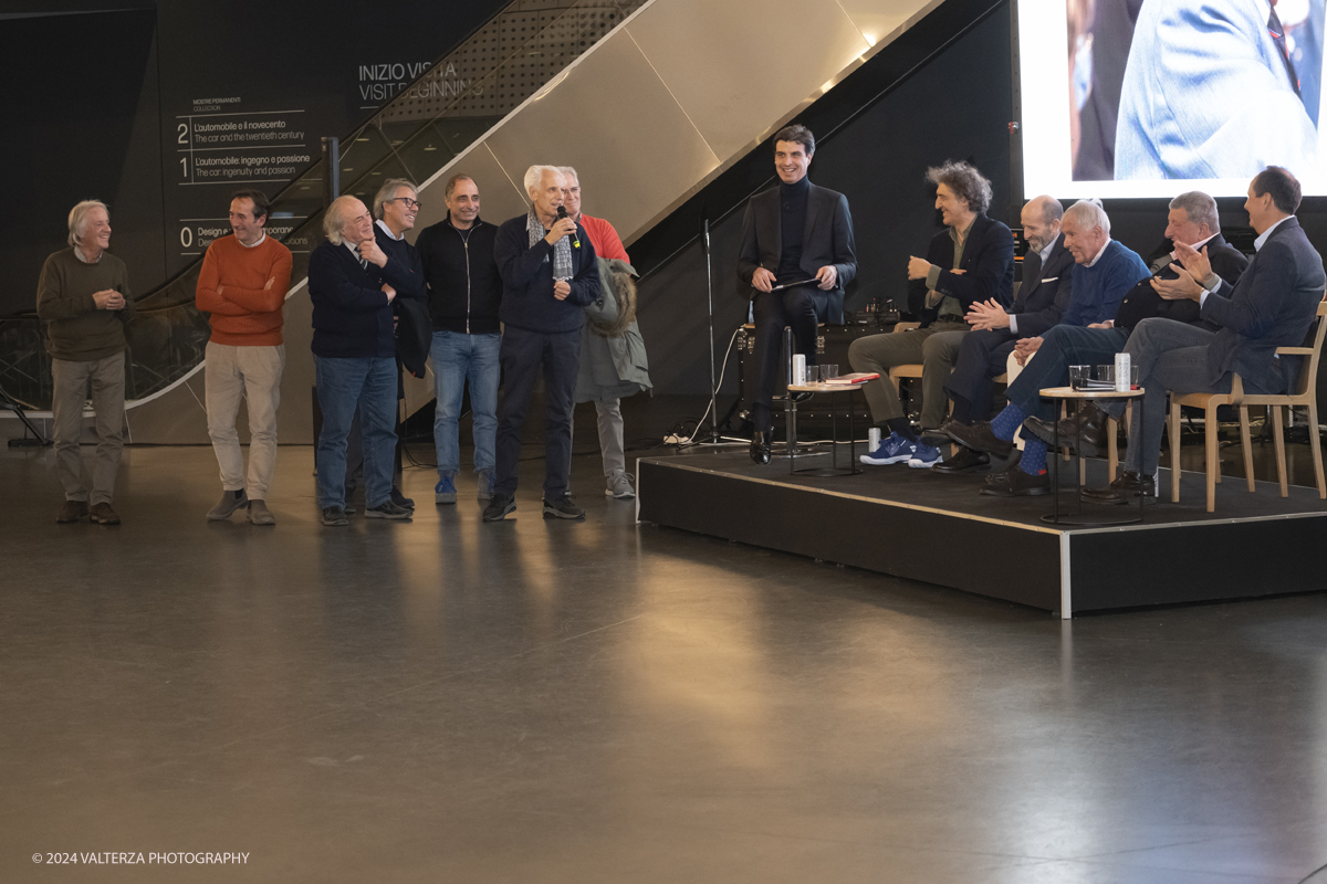 _DSF1379.jpg - Turin, Italy. 7th December, 2024.  Presentation of Cristiano Fiorio's book  â€œCesare Fiorio Stratosfericoâ€� at the National Automobile Museum in Turin,  a moment of the presentation