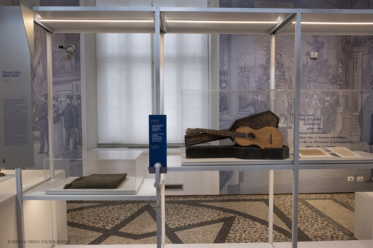 _DSF6257.jpg - 21/10/2024. Torino. Lâ€™esposizione, vuole ricordare, a 140 anni dallâ€™evento, il primo allestimento del Museo del Risorgimento: il Tempio del Risorgimento che fu collocato in uno spazio dellâ€™Esposizione Generale Italiana del 1884, tenutasi nel Parco del Valentino. Nella foto parte dell'allestimento della mostra