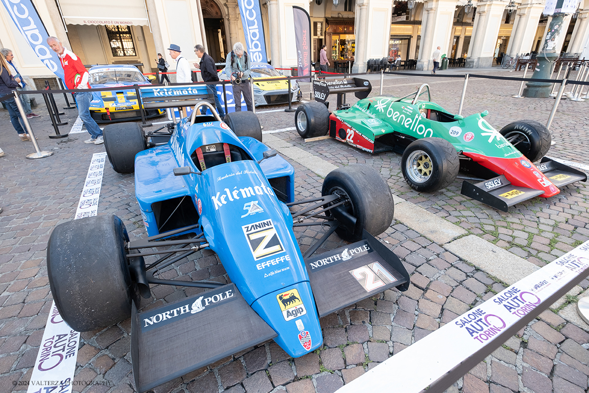 DSCF5331.jpg - 13/09/2024. Torino. La manifestazione open air  si svolge dal 13 al 15 settembre nel centro della cittÃ . Nella foto piazza San Carlo esposizione di vetture di Formula 1, Rally e Motorsport in generale