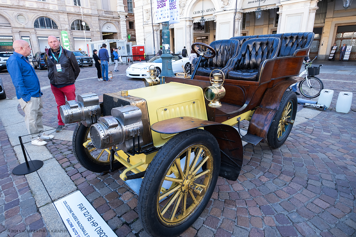 DSCF5339.jpg - 13/09/2024. Torino. La manifestazione open air  si svolge dal 13 al 15 settembre nel centro della cittÃ . Nella foto Fiat 12/16 Hp (1902) collezione MAUTO