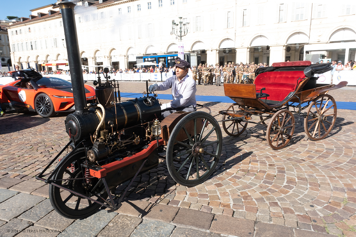 _DSF2431.jpg - 13/09/2024. Torino. La manifestazione open air  si svolge dal 13 al 15 settembre nel centro della cittÃ . Nella foto Carrozza a vapore Trinci & Figlio, 1879