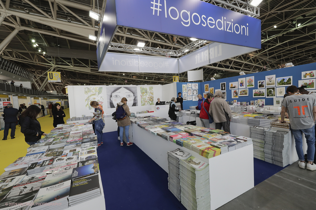 _G3I4055.jpg - 09/05/2019. Torino, 32mo Salone Internazionale del Libro. Nella foto lo stand di Logoedizioni nel nuovo spazio dell'Oval