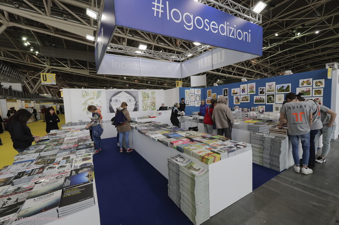 _G3I4058.jpg - 09/05/2019. Torino, 32mo Salone Internazionale del Libro. Nella foto lo stand di Logoedizioni nel nuovo spazio dell'Oval