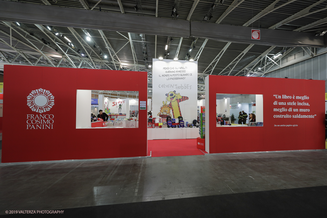 _G3I4171.jpg - 09/05/2019. Torino, 32mo Salone Internazionale del Libro. Nella foto  lo stand di Franco Cosimo Panini nel nuovo spazio dell'Oval