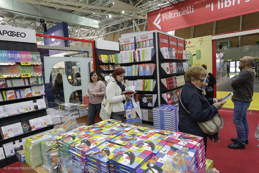 _G3I4247.jpg - 09/05/2019. Torino, 32mo Salone Internazionale del Libro. Nella foto  lo stand di Feltrinelli nel nuovo spazio dell'Oval