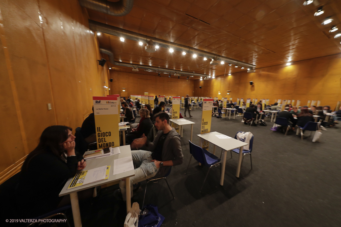 _G3I4416.jpg - 09/05/2019. Torino, 32mo Salone Internazionale del Libro. Nella foto la sala gialla del Lingotto ospita l'international book forum