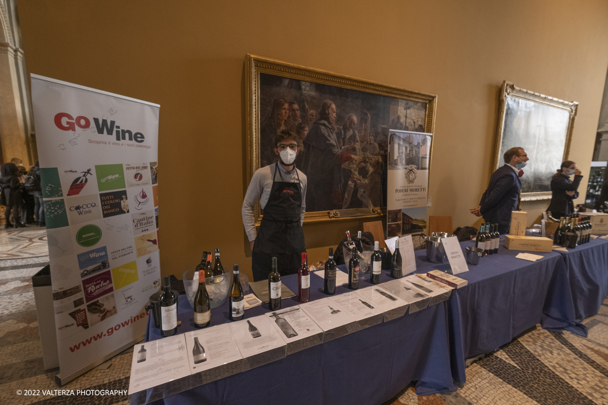 _DSF7447.jpg - 23/04/2022.Torino. Al Museo del Risorgimento Torna il Salone del vino  nell'ambito della Torino Wine Week. Nella foto stand dei produttori di vino presenti al Salone