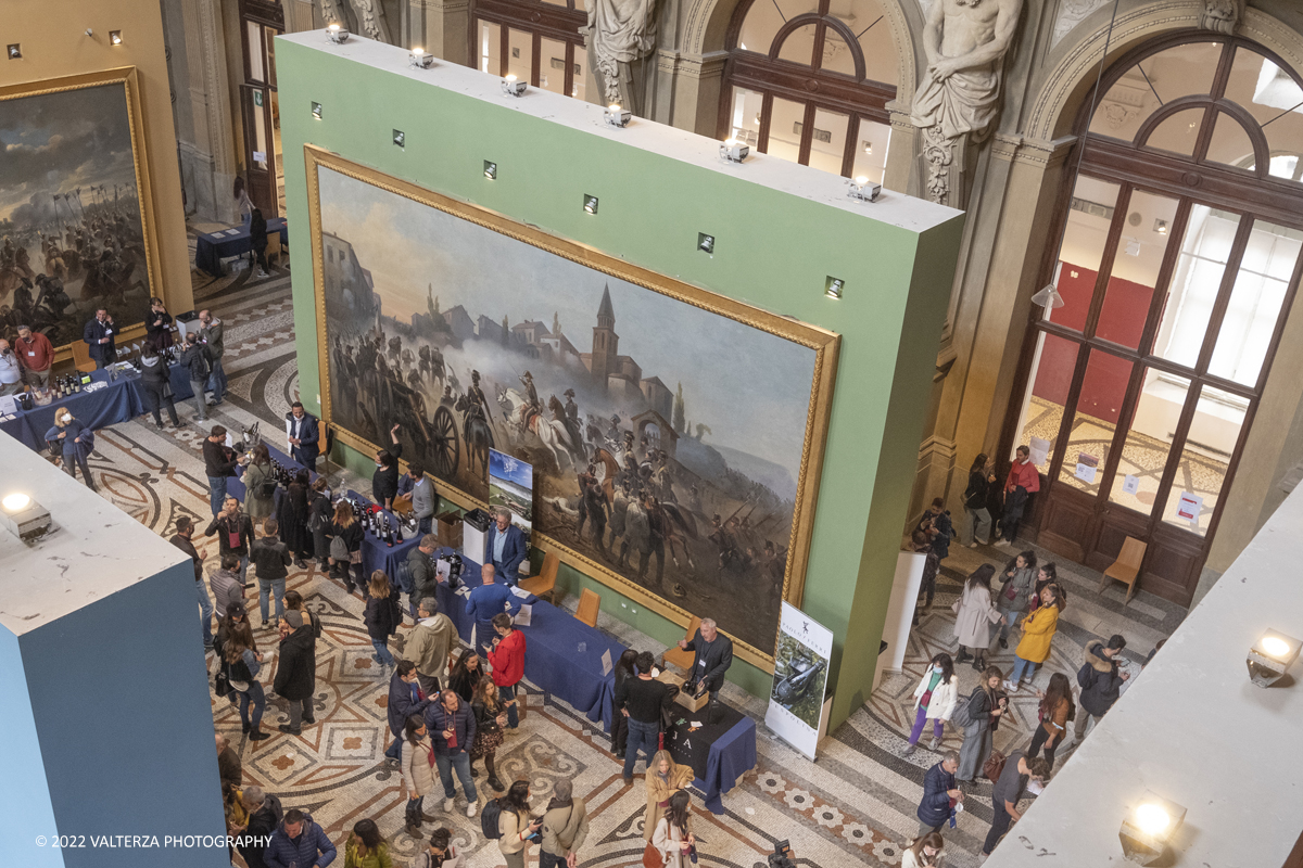 _DSF7519.jpg - 23/04/2022.Torino. Al Museo del Risorgimento Torna il Salone del vino  nell'ambito della Torino Wine Week. Nella foto le sale del Museo del Risorgimento dove si svolge l'evento