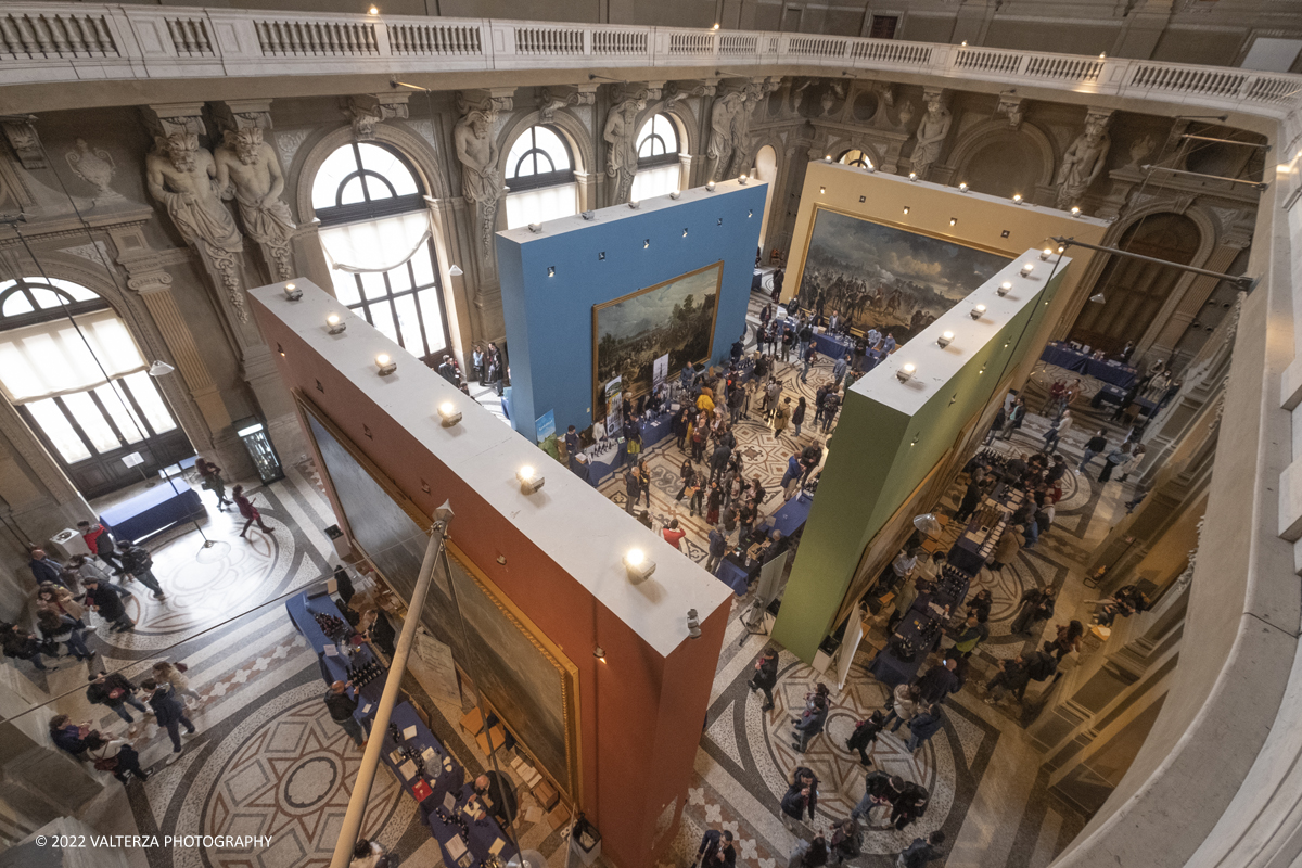 _DSF7533.jpg - 23/04/2022.Torino. Al Museo del Risorgimento Torna il Salone del vino  nell'ambito della Torino Wine Week. Nella foto le sale del Museo del Risorgimento dove si svolge l'evento