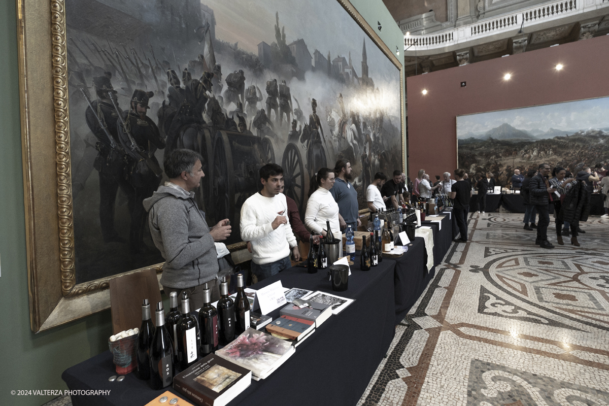 _DSF7005.jpg - 03/03/2024. Torino. Il Salone del Vino di Torino giunge alla sua seconda edizione da sabato 2 a lunedÃ¬ 4 marzo allâ€™interno di due spazi espositivi: le OGR Torino e il Museo Nazionale del Risorgimento Italiano. Nella foto parte del Salone al Museo Del Risorgimento