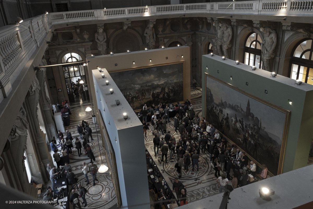 _DSF7119.jpg - 03/03/2024. Torino. Il Salone del Vino di Torino giunge alla sua seconda edizione da sabato 2 a lunedÃ¬ 4 marzo allâ€™interno di due spazi espositivi: le OGR Torino e il Museo Nazionale del Risorgimento Italiano. Nella foto parte del Salone al Museo Del Risorgimento