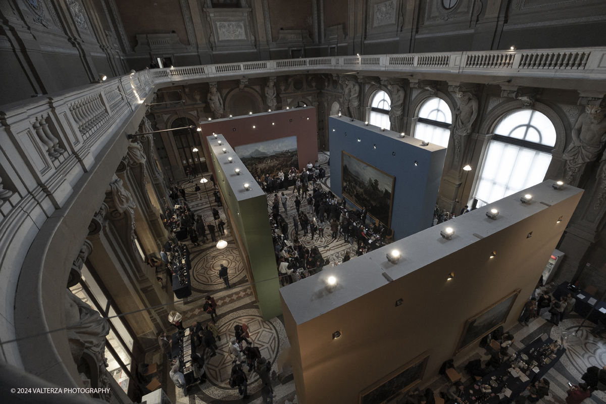 _DSF7133.jpg - 03/03/2024. Torino. Il Salone del Vino di Torino giunge alla sua seconda edizione da sabato 2 a lunedÃ¬ 4 marzo allâ€™interno di due spazi espositivi: le OGR Torino e il Museo Nazionale del Risorgimento Italiano. Nella foto parte del Salone al Museo Del Risorgimento