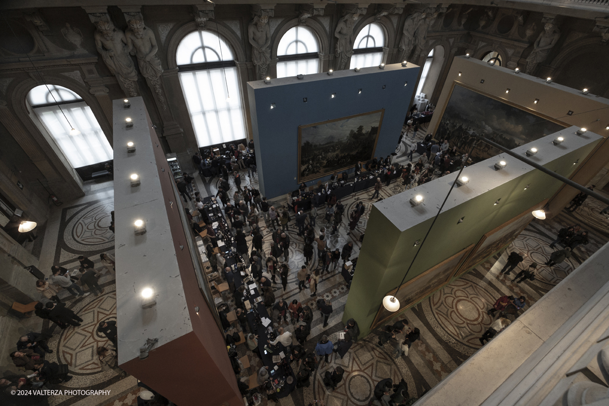 _DSF7151.jpg - 03/03/2024. Torino. Il Salone del Vino di Torino giunge alla sua seconda edizione da sabato 2 a lunedÃ¬ 4 marzo allâ€™interno di due spazi espositivi: le OGR Torino e il Museo Nazionale del Risorgimento Italiano. Nella foto parte del Salone al Museo Del Risorgimento