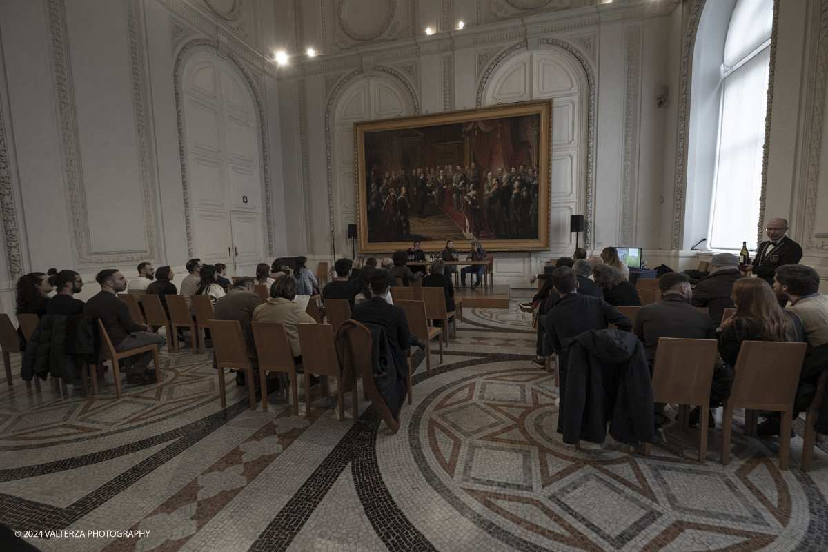 _DSF7153.jpg - 03/03/2024. Torino. Il Salone del Vino di Torino giunge alla sua seconda edizione da sabato 2 a lunedÃ¬ 4 marzo allâ€™interno di due spazi espositivi: le OGR Torino e il Museo Nazionale del Risorgimento Italiano. Nella foto Masterclass con lâ€™azienda Spirito Agricolo Ballarin: tentativi di coltivazione circolare