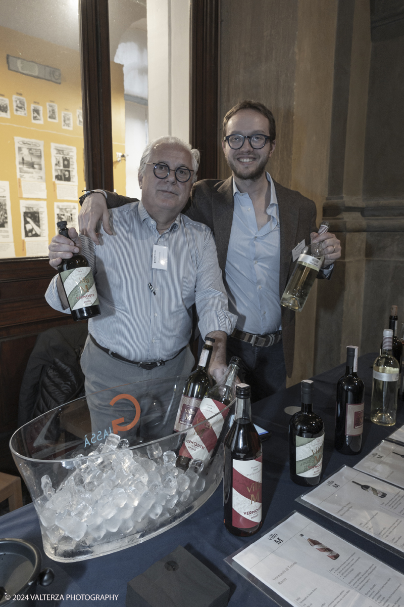 _DSF7191.jpg - 03/03/2024. Torino. Il Salone del Vino di Torino giunge alla sua seconda edizione da sabato 2 a lunedÃ¬ 4 marzo allâ€™interno di due spazi espositivi: le OGR Torino e il Museo Nazionale del Risorgimento Italiano. Nella foto produttori di Vermouth