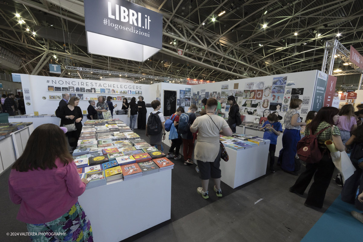 _G5A1099.jpg - 09/05/2024. Torino. Apertura del Salone internazionale del Libro di Torino 2024. Nella foto allestimenti del Salone dell'Oval.